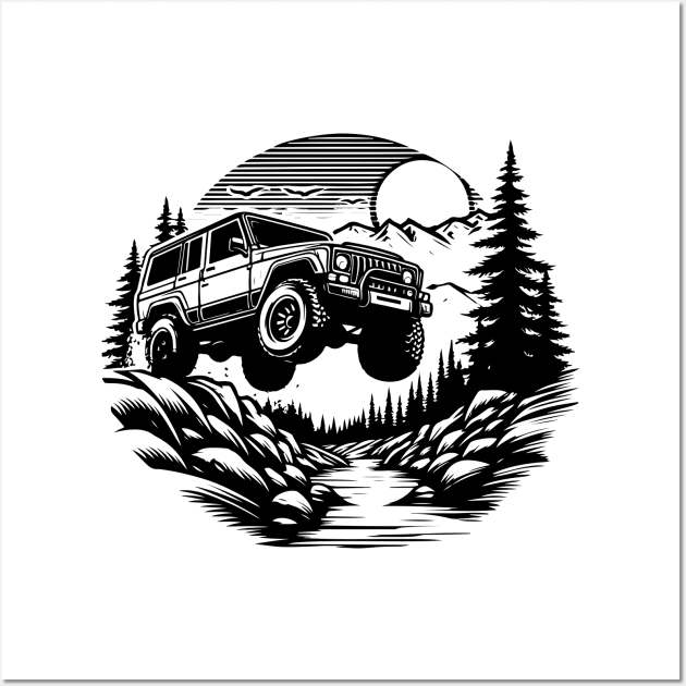 off road car Wall Art by raventink